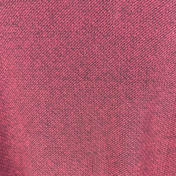 Robert Graham Men's Burgundy Cotton Blend Long Sleeve Mock Neck 1/4 Zip Pullover - Picture 6 of 9